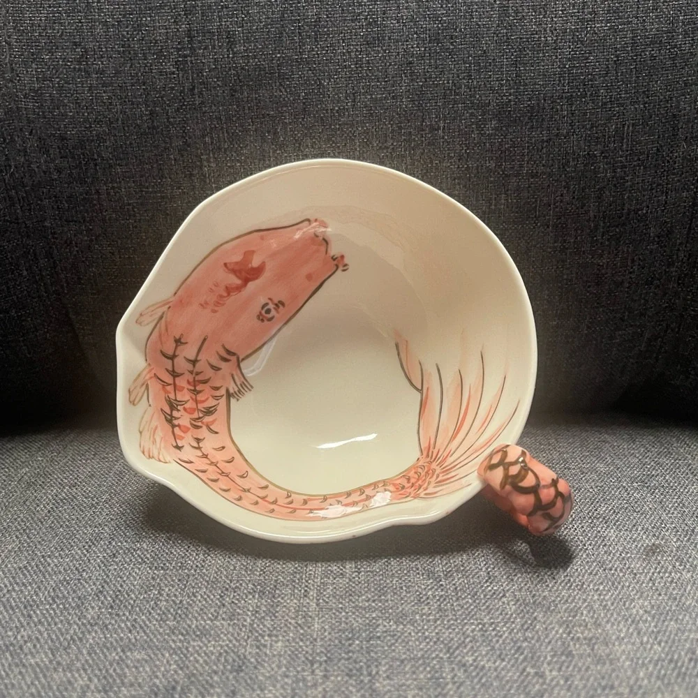 Anthropologie Fish Mug with Tail Handle